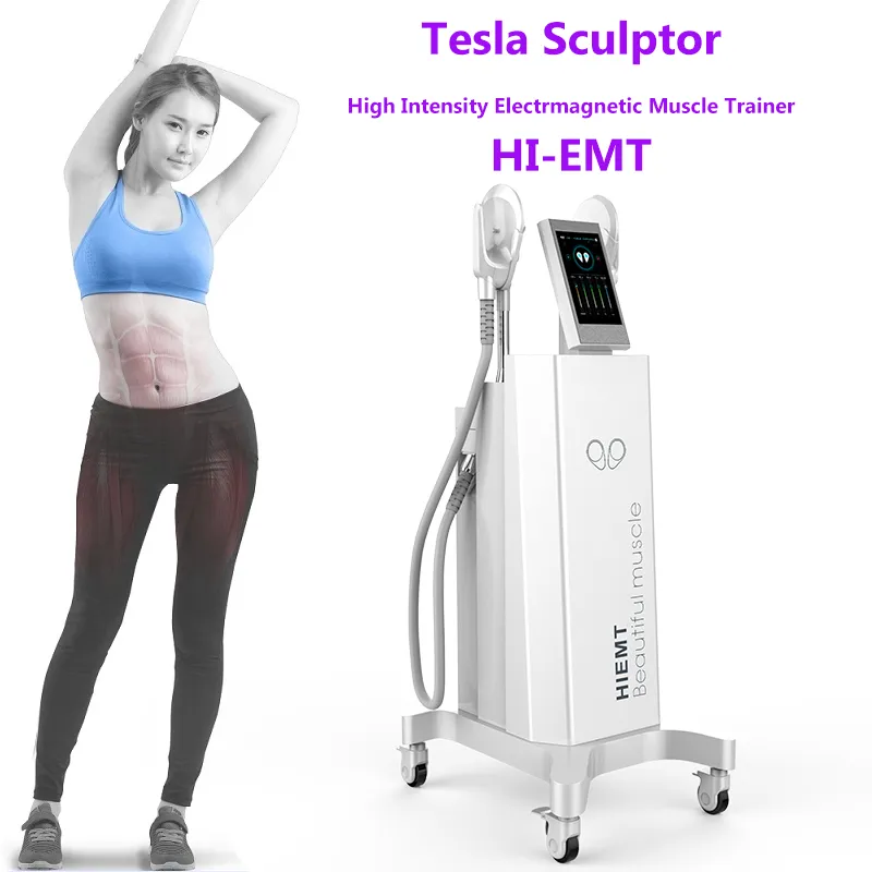 HIEMT Électromagnétique Musculation Graisse Brûlant amincissant Machine Haute Intensité Focalisé Emslim Corps façonnage Dispositif manuel de détail