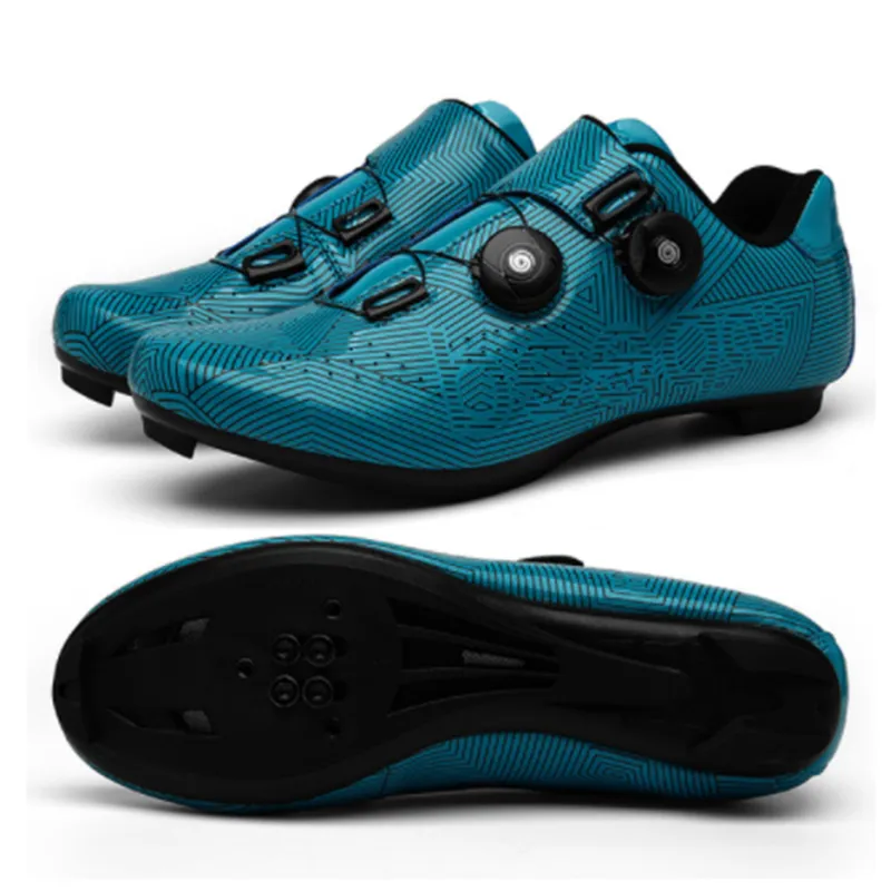 رؤية ليلية غير انزلاق MTB Road Bike Cycling Shoes Riding Riding Riding Riding 5D Bicycle Mtb Road Lock Shoes