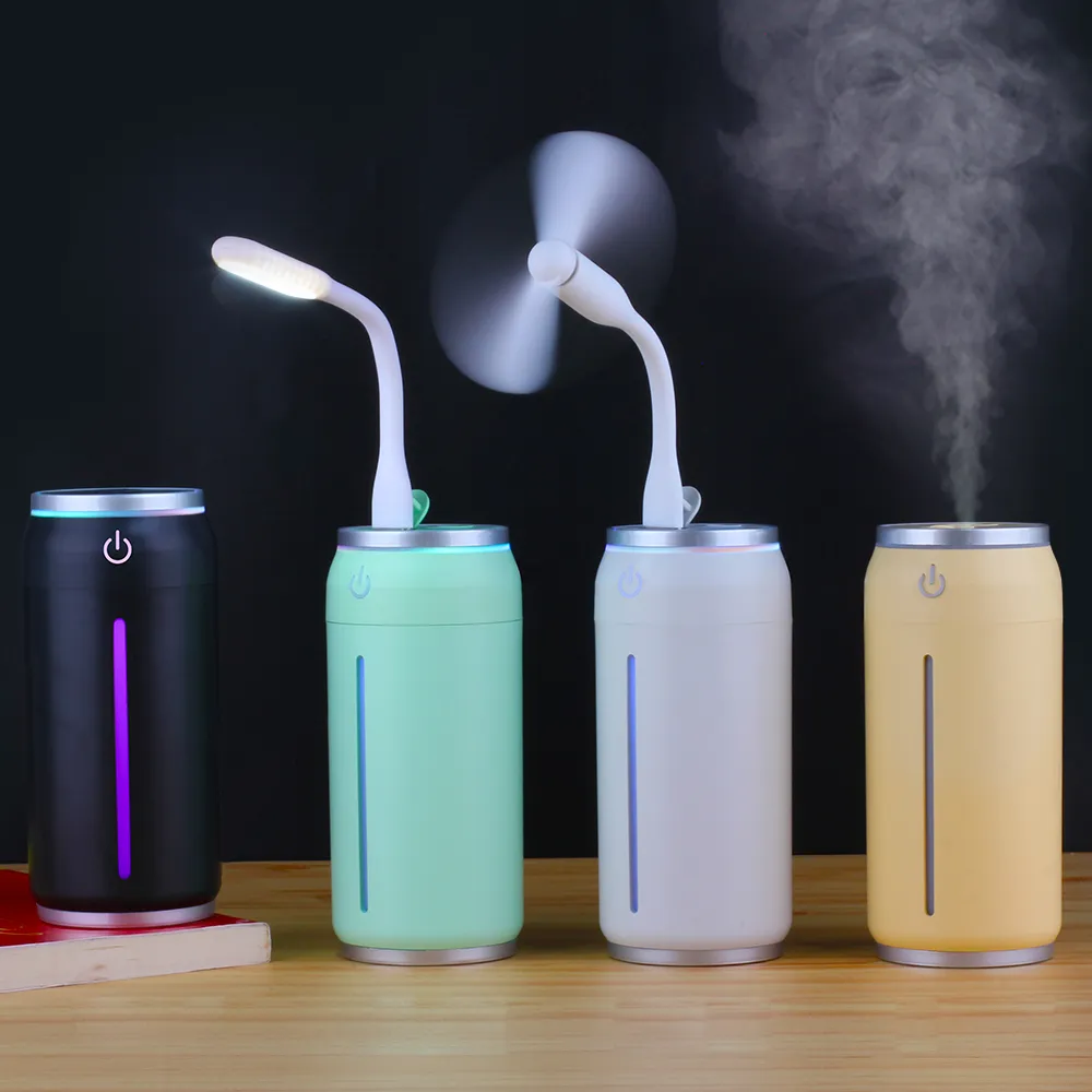 2020Mini ultraljud luft luftfuktare arom essentiell oljet diffusor aromaterapi dimma tillverkare 4Color bärbara USB luftfuktare för hem bil sovrum