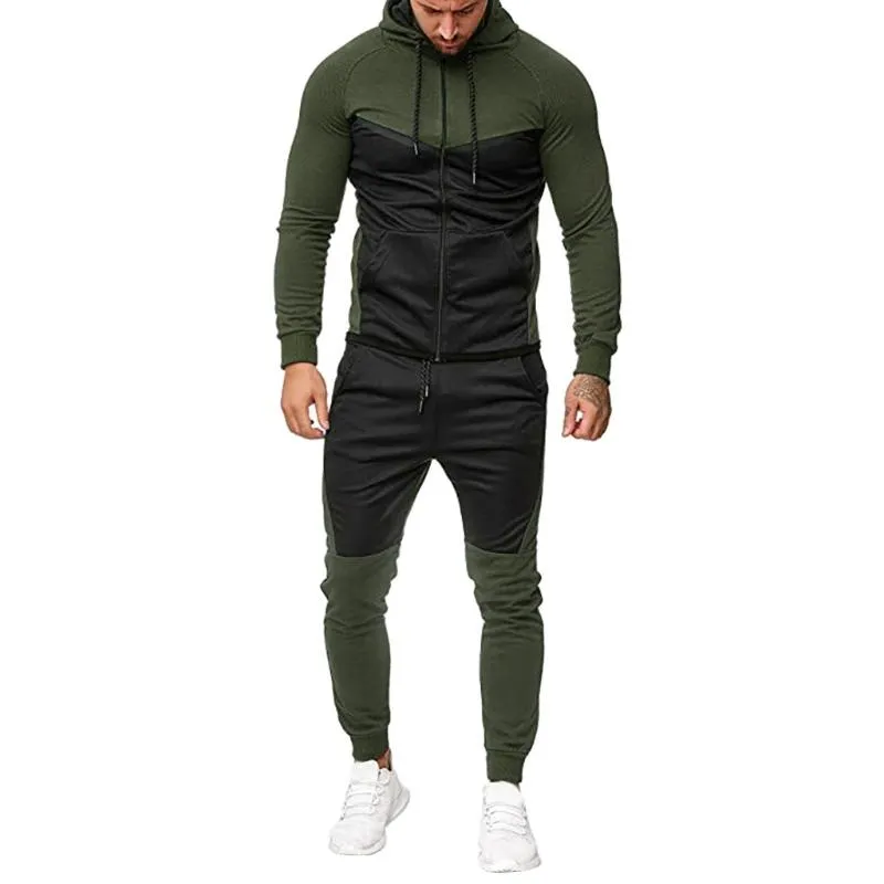 Männer Sportswear Zwei Stück Set männer Casual Mit Kapuze Sport Tragen Männer der Trainingsanzug Training Schweiß Anzug Männer Track Anzug # g3