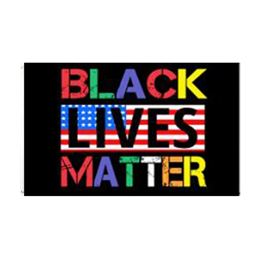 Black lives matter flag direct factory Hanging 90X150 BLM I Can't Breathe Banner 2020USA