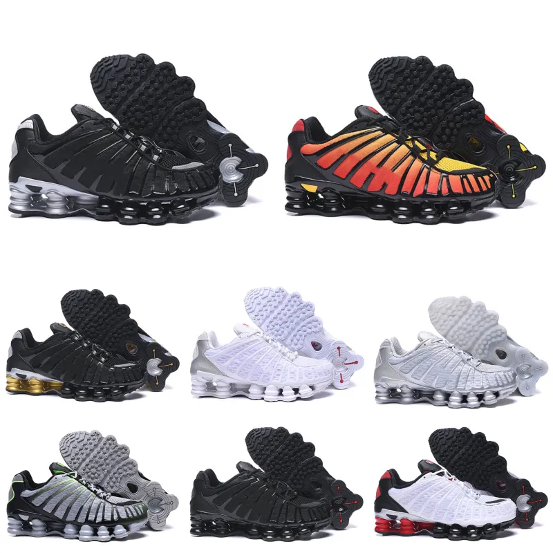 Nike Shox TL الاحذية OZ NZ R4 1308 كلاي أورانج الثلاثي أسود أزرق معدني الفضة جامعة الشروق أحمر أبيض أحذية رياضية الرجال المدربين الرياضية