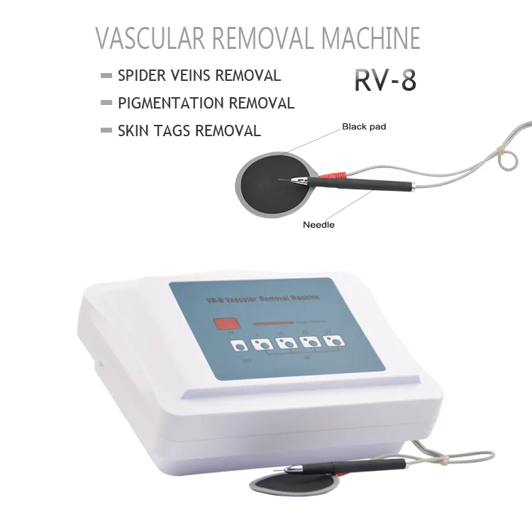 Machine de thérapie de veine d'araignée visage corps élimination vasculaire traitement des vaisseaux sanguins RF soins de la peau appareil de beauté