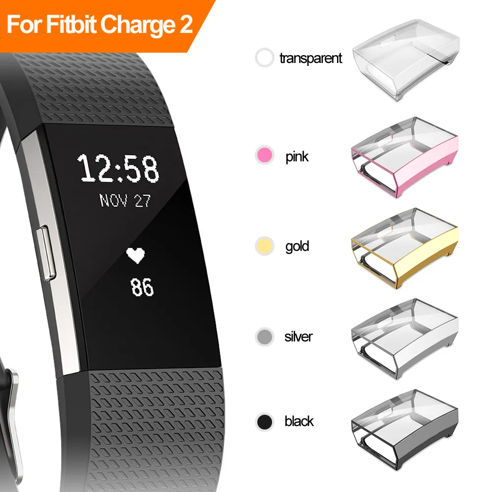 360 Skyddsväska för Fitbit CHARGE 4 BAND Skärmskydd Protector Accessoarer på Fit Bit Charge 2 Charge3 Charge4 Smart Watch