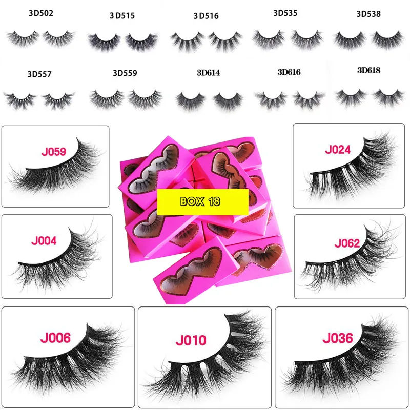 KKlashes 3D-Nerzwimpern 3D-Flauschige Nerz-Wimpern Wispy Thick Fluffy Lashes Wiederverwendbare Wimpern 100 % Nerz-Wimpern, Eigenmarke