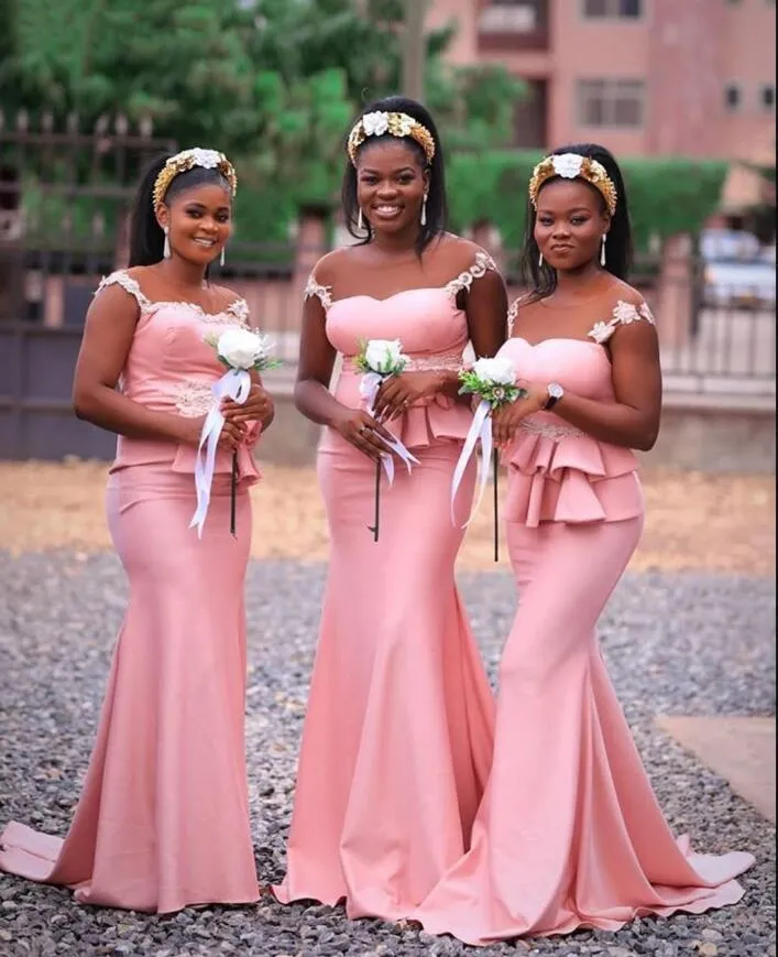 coral bridesmaid dress