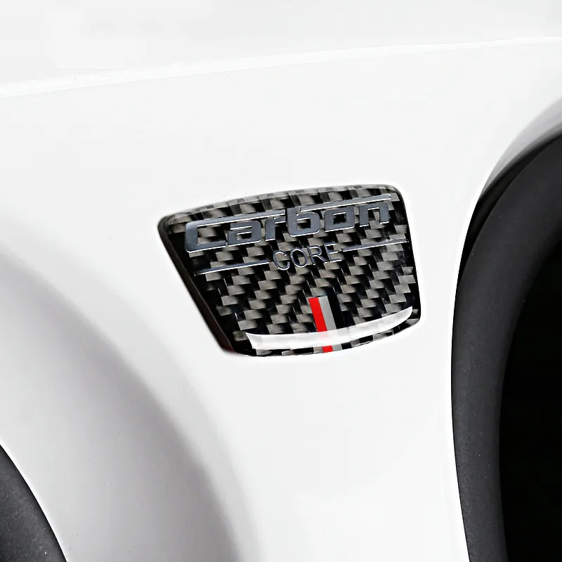 Carbon Fiber Embleem Auto Stickers B Column Sticker voor Audi A3 A4 A5 A6 A7 A3 A5 A7 TT Auto-styling