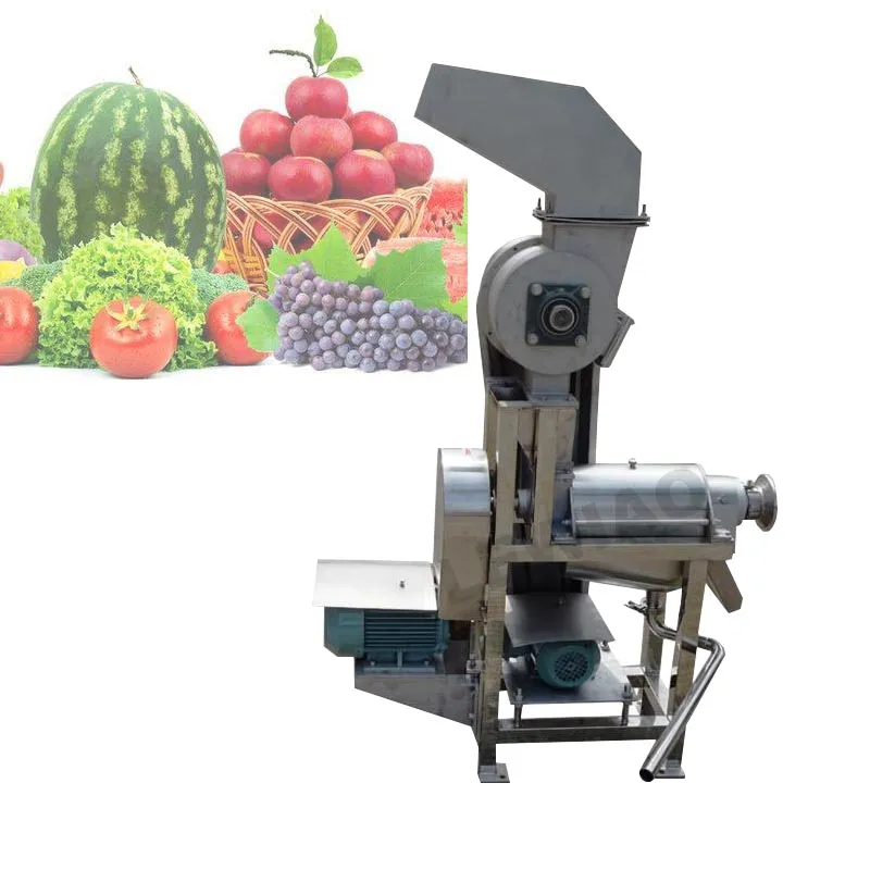 Screw Press Commercial Pomegranate Juicer Machine Vegetable Garlic