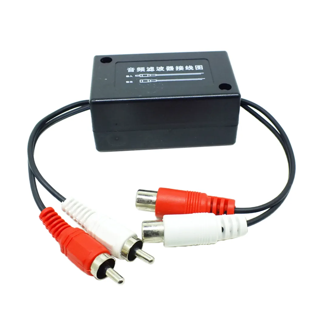 Voiture 2 Amplificateur RCA Boucle De Terre Isolateur Électrique Bruit  Filtre Antiparasite Du 9,62 €