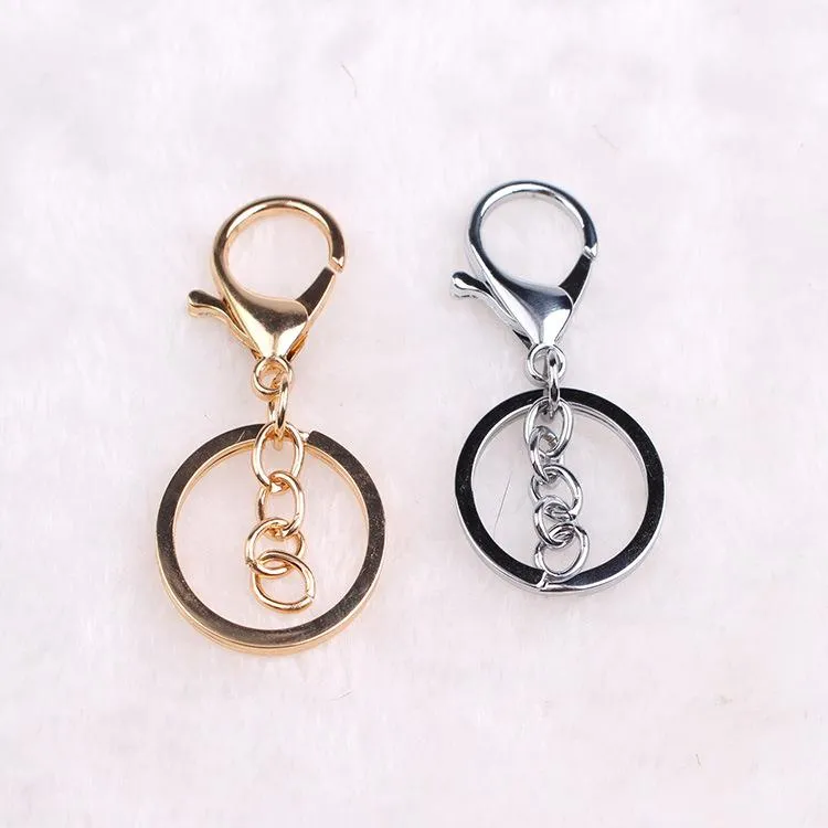 Porte-clés Cadeaux de mariage 2016 Porte-clés de voiture 3D Argent plaqué Cool Chain Key Ring