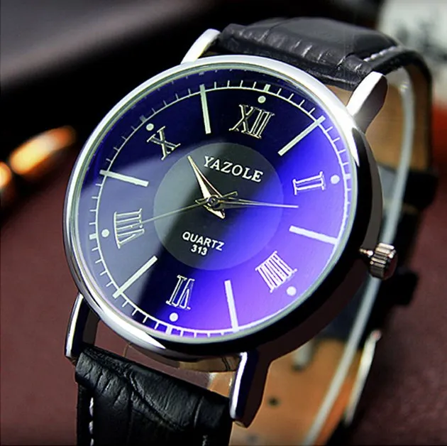 Yazole İzle Roma Klasik Butik İş Slim Çift Saatler Erkekler İzle Blu-ray Relojes Hombre Relogio Masculino