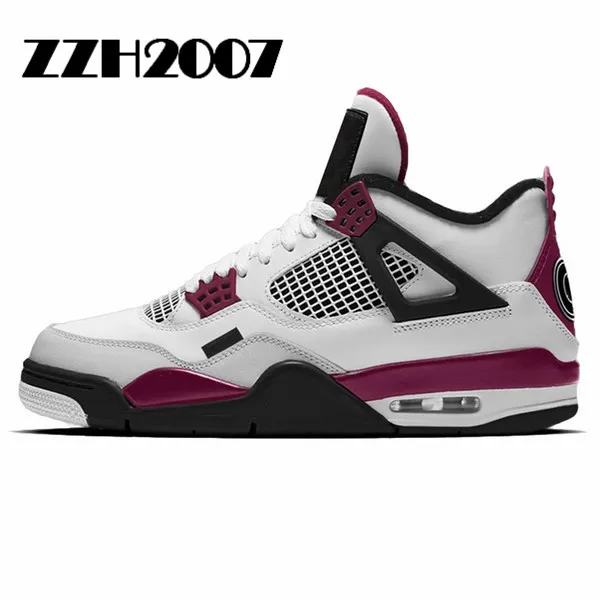 AJ 4 Bred 2019 What The Basketball Shoes 30th Anniversary Laser Silt Red Splatter Singles Day Lightning Pure Money Oreo Men 4 Sneakers 40 47 3 343 DHgate