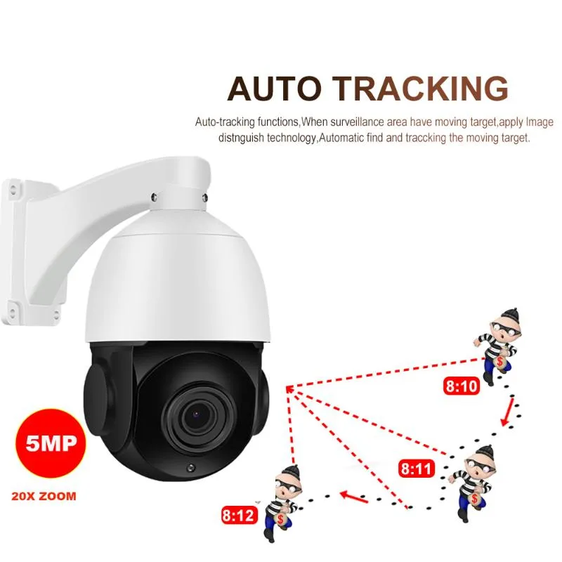 Imporx cctv auto tracking ptz best sale ip camera