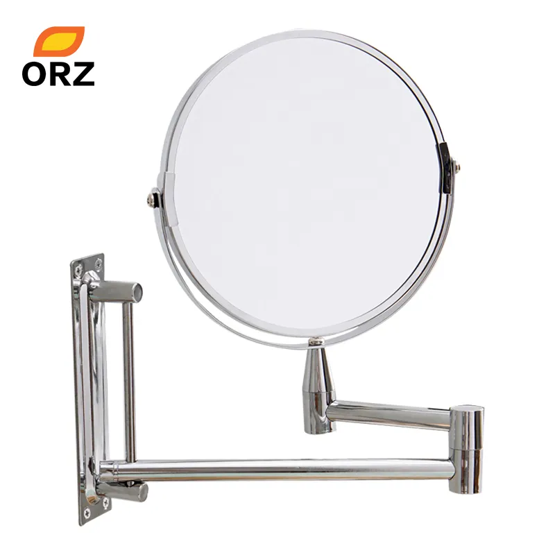 Wall Mirror Extend Double Side Bathroom Cosmetic Makeup Shaving Faced Rotatalbe 7" 3X Magnifying Mirror