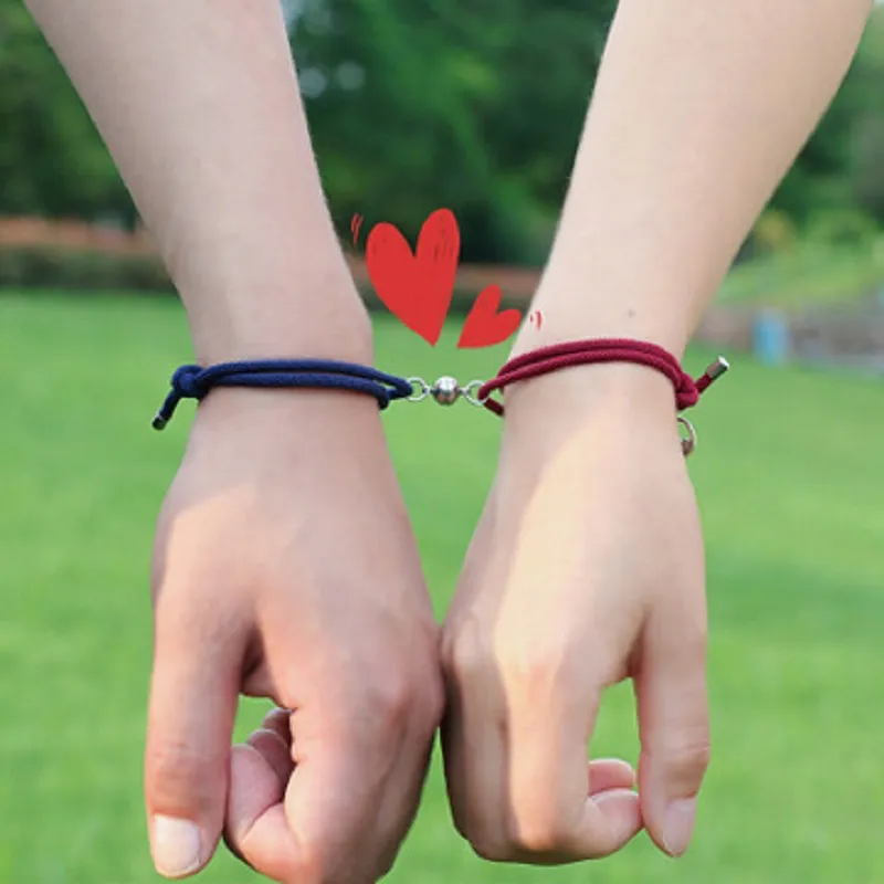 Couples cheap magnetic bracelets