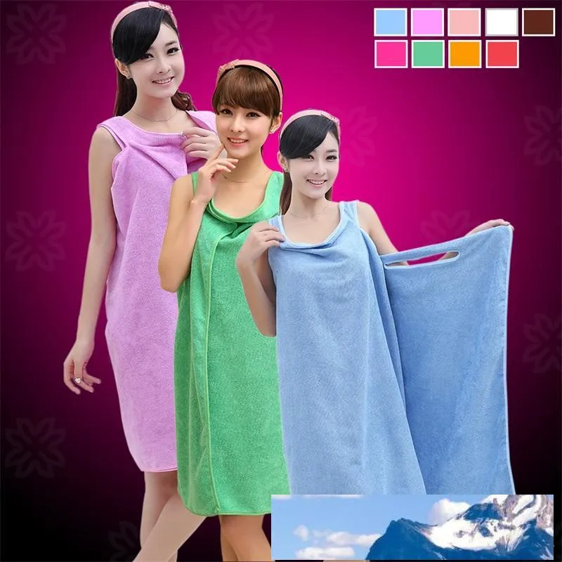 Lady Baths Rok SuperFine Fiber Bad Handdoek Wateropname voor Multi Functie Badkamer Badjas Multicolor Optionele 10xc C