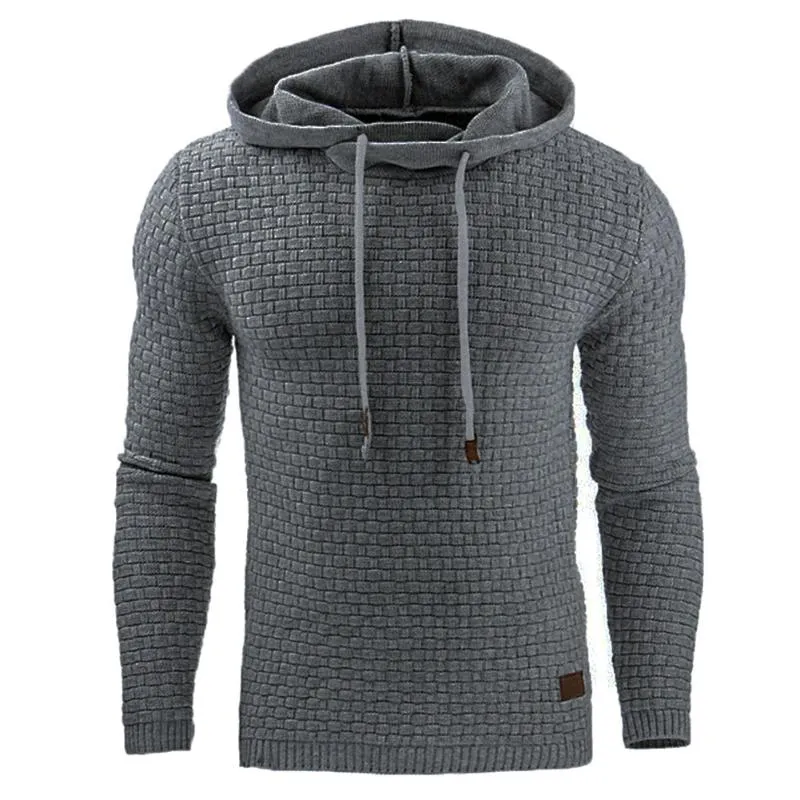 Bluzy męskie bluzy Męskie bluza Hip Hop Mężczyzna Czarny Kleisty Fiber Men Slim Fit Basic Pullover