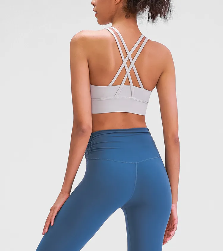 High Strength Cross Back Yoga Livi Active Bra With Shockproof Upper Support  For Women Sexy Running Fitness Underwear For Gym Clothes From Ylz5, $17.28