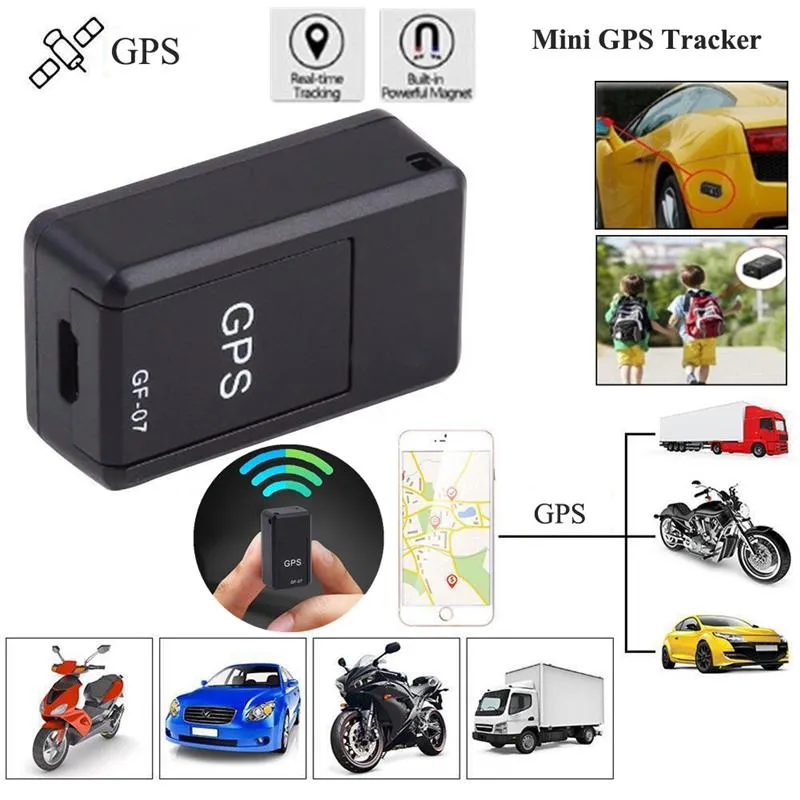 GPS Tracker GF07 Magnetic Mini Car Real Time Magnetic Trackers Real-time  Vehicle Locator Tracking Device - AliExpress