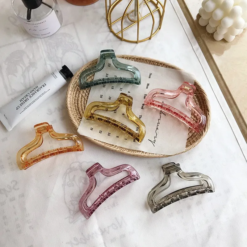 Transparent Hair Claw Clips for Women Hair Barrette Hairpin Crab Headband Hair Claws for girls Accessories Headwear Ornament