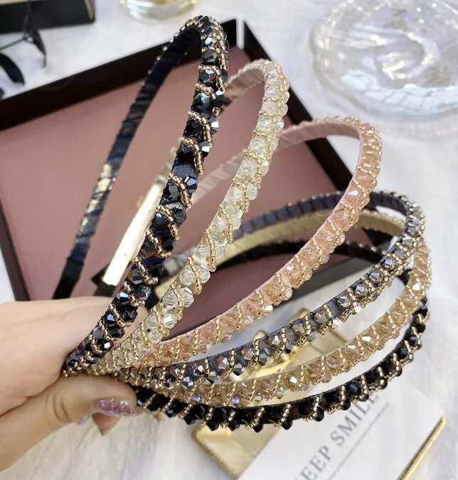 Nuovi Accessori Capelli Da Donna Con Fascia Sottile In Strass Di Cristallo Con Fascia Piena Estiva GD633 Da 25,11 € | DHgate