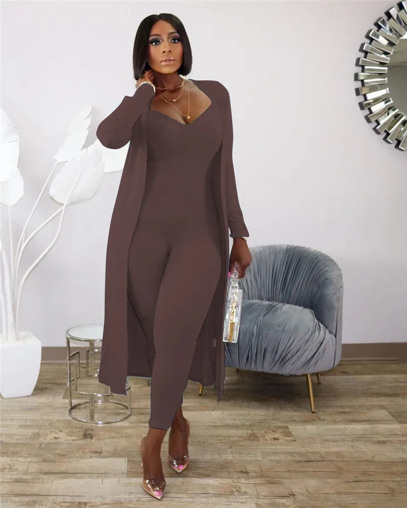 Jumpsuit with cardigan outfit hotsell