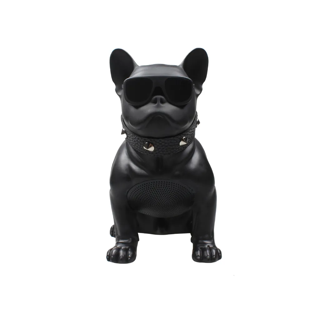 Bluetooth speaker dog head bulldog gift ornaments wirele card M10 cartoon audio creative
