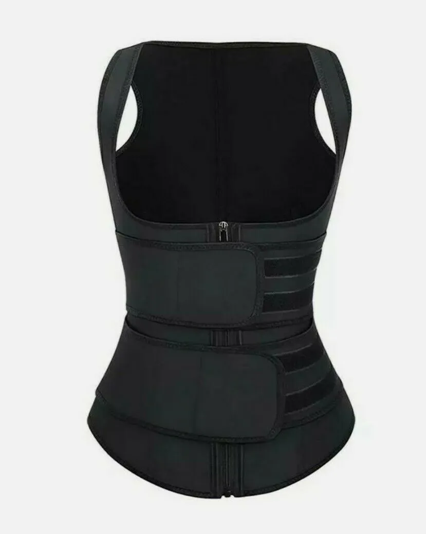 Tander Tmer Tummy Shapewear Double Pas Sauna Sauna Pas Taśma Corset Cincher Back Support Odchudzanie Hasło Ciało Czopiarki DHL za darmo