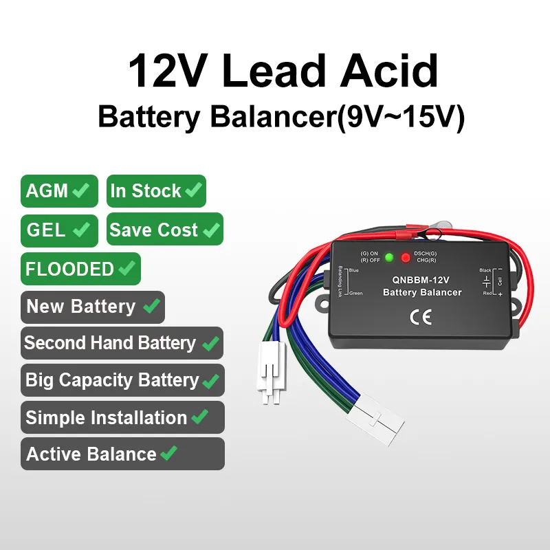 1S 12V Lead Acid Battery Balancer Equalizer AGM GELL FLOODED 24V Till 1000V  Anti Sulfuration Vulcanization From 16,81 €