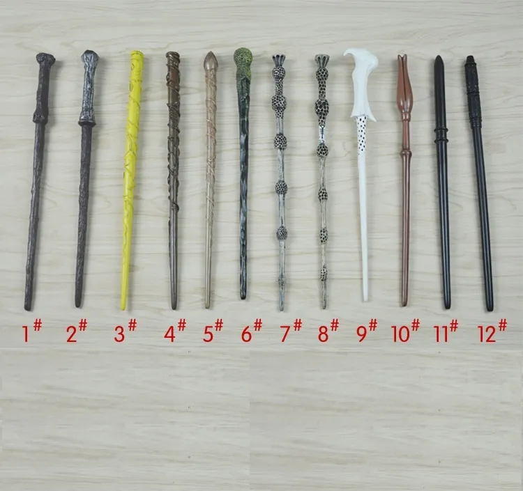 34 Styles Vintage Magic Wand Party Favor Avec Boîte-Cadeau De Noël Halloween Cosplay Cadeaux Gratuit DHL HH9-3292