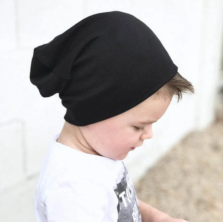 Kış Bebek Kız Erkek Çocuk Örme Beanie Basit Cap Çocuk Şapka sıcak İçin Şapka Açık Katı Kayak Unisex 24style renkleri Caps