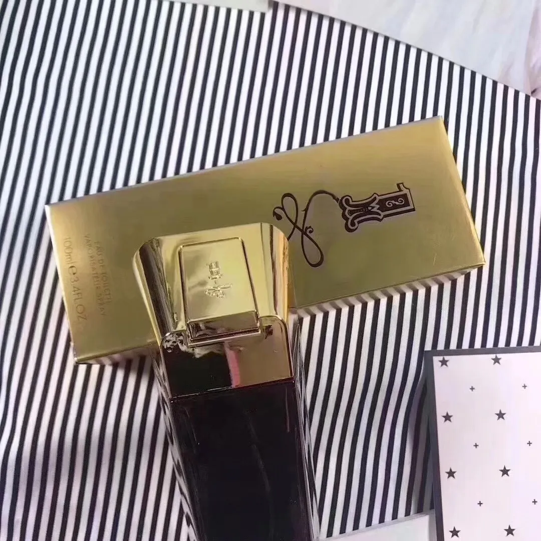 Men Cologne Perfume Gold 1 Million Perfume Man 100ml with long lasting time Million Spary Eau De Toilette High Quality shippi6599834