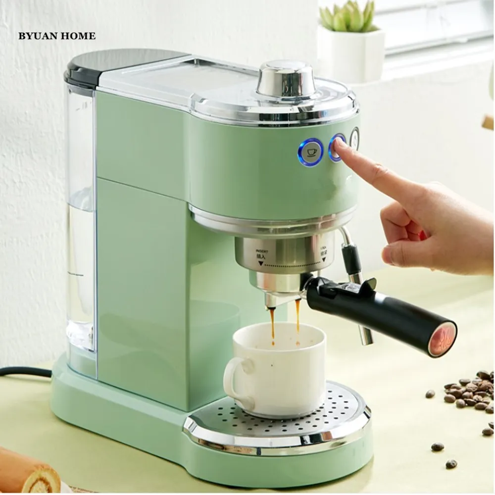 Macchina Caffè Espresso Portatile Verde Chiaro Mini Elettrica Italia  Caffettiera Da Ufficio Cappuccino Latte Maker Strumenti Da 413,5 €