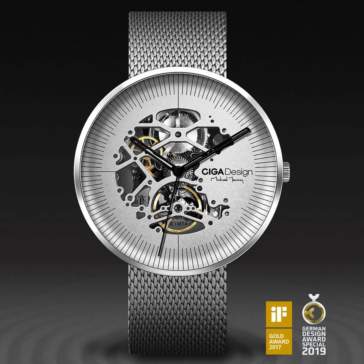 CIGA Design CIGA montre montre mécanique ma série automatique montre mécanique creuse hommes FASION Wa-tch de xiaomiyoupin319I