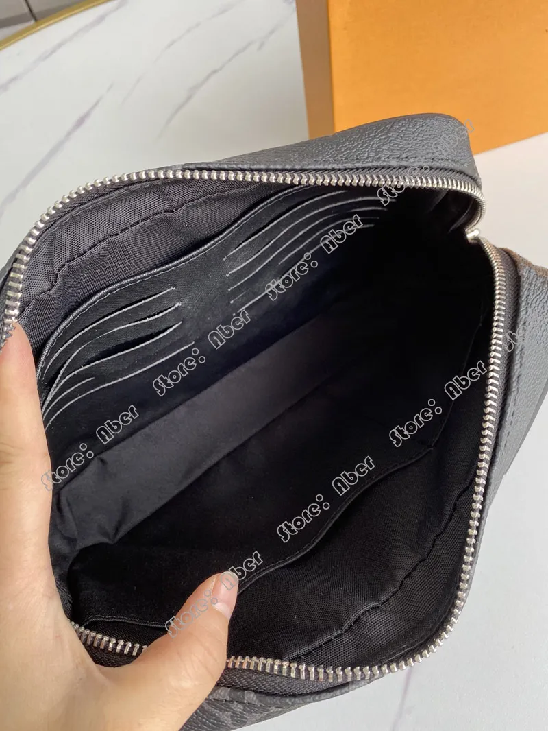 Excellent Mens Kasai Clutch Bags Box Purse Genuine Leather Womens