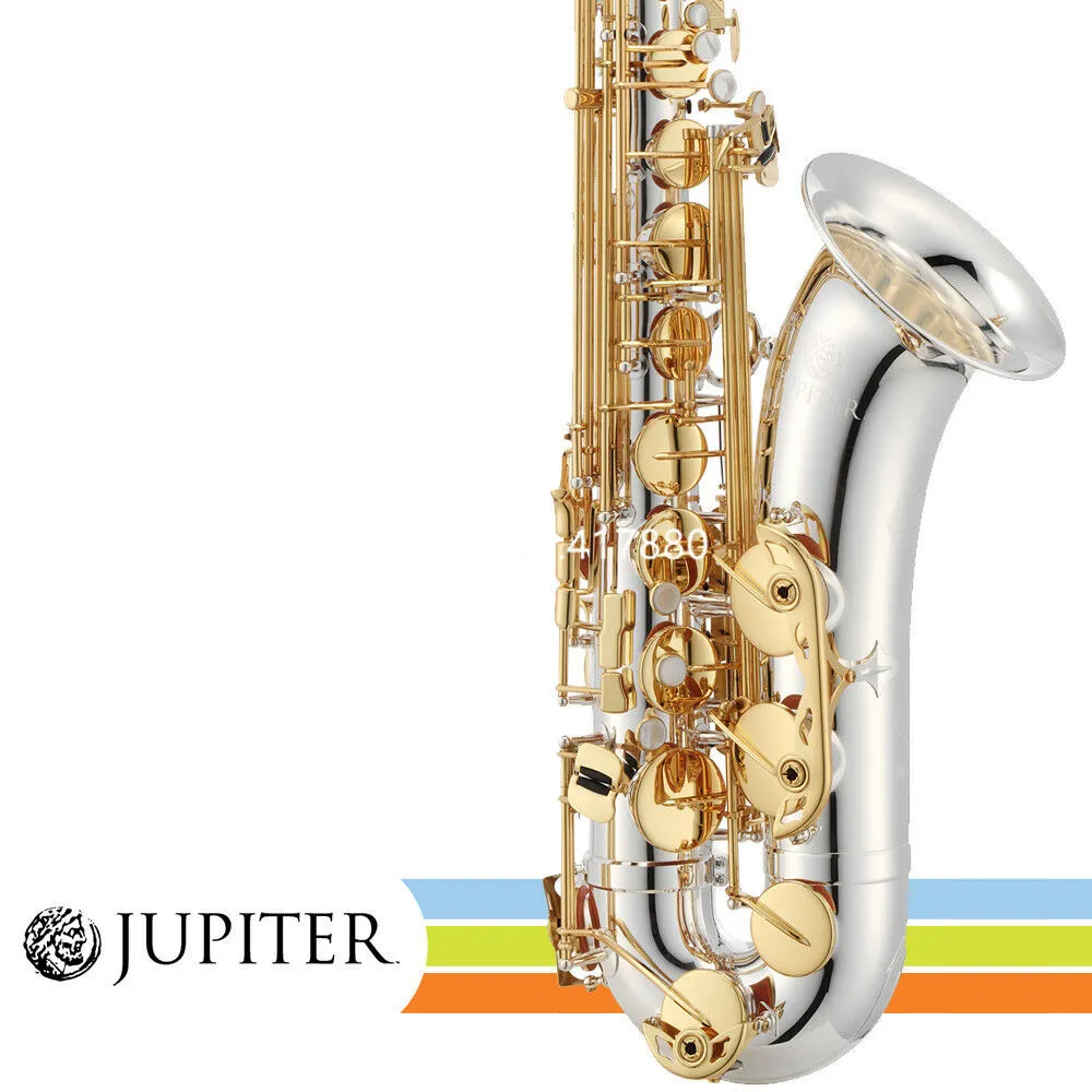 Jupiter JTS1100SG Argent Plaqué Corps Clé de Sib Tenor Saxophone Instrument de Musique Professionnel Avec Étui Accessoires Livraison Gratuite