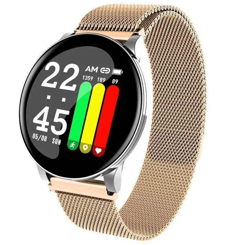 Acquista LIGE Smartwatch rotondo ad alta definizione Bluetooth Chiamata  Rilevamento della salute Bracciale sportivo impermeabile Smartwatch da uomo  adatto per Android IOS