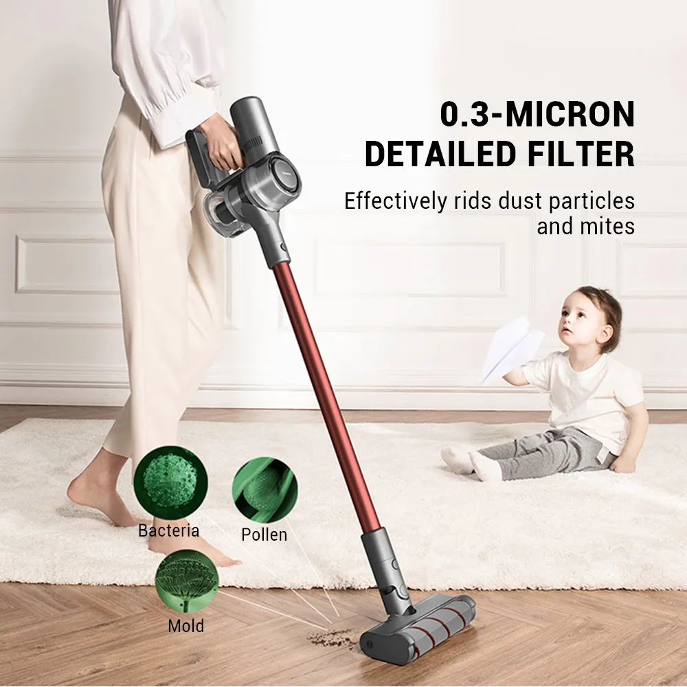 Dreame V11 Handheld Vacuum Cleaner 90-min Home Dry Suck Mop 125,000rpm Strong Suction Quiet Motor Noise Reduction