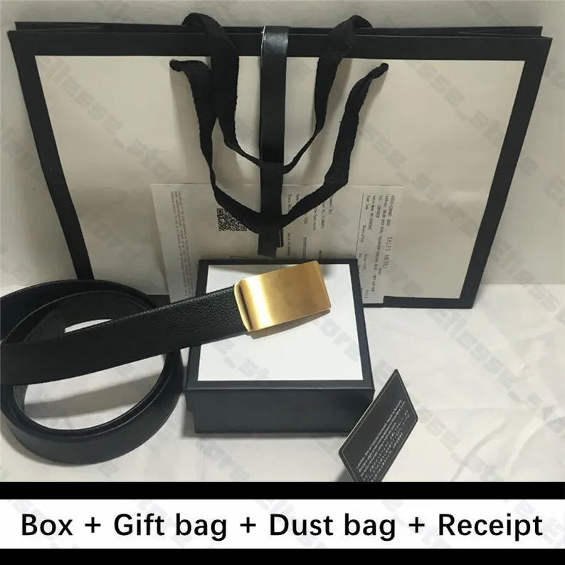 Top Quality With Box Gift Bag Dust Bag Receipt belt Real Cowhide Genuine Leather Fashion mens womens belts Snake Gold Buckle Men Designers