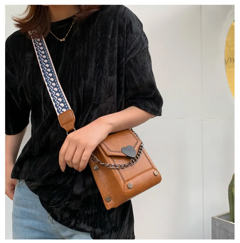 Fashion Crossbody Bag 2020 New Casual Designer Bag Leather Chain HandBags Shoulder Messenger Sac À Main Femme Purse backpack