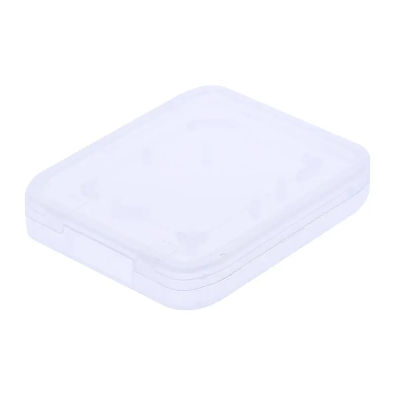 Memory Card Case Transparent SD Memory Card Plastic Storage Retail Package Box T-Flash TF Card Packing Transparent Storage