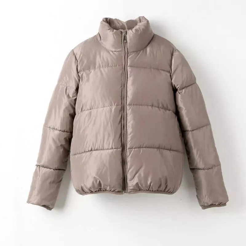 Womens Oversized Bubble Down Parka Puffer Cropped Puffer