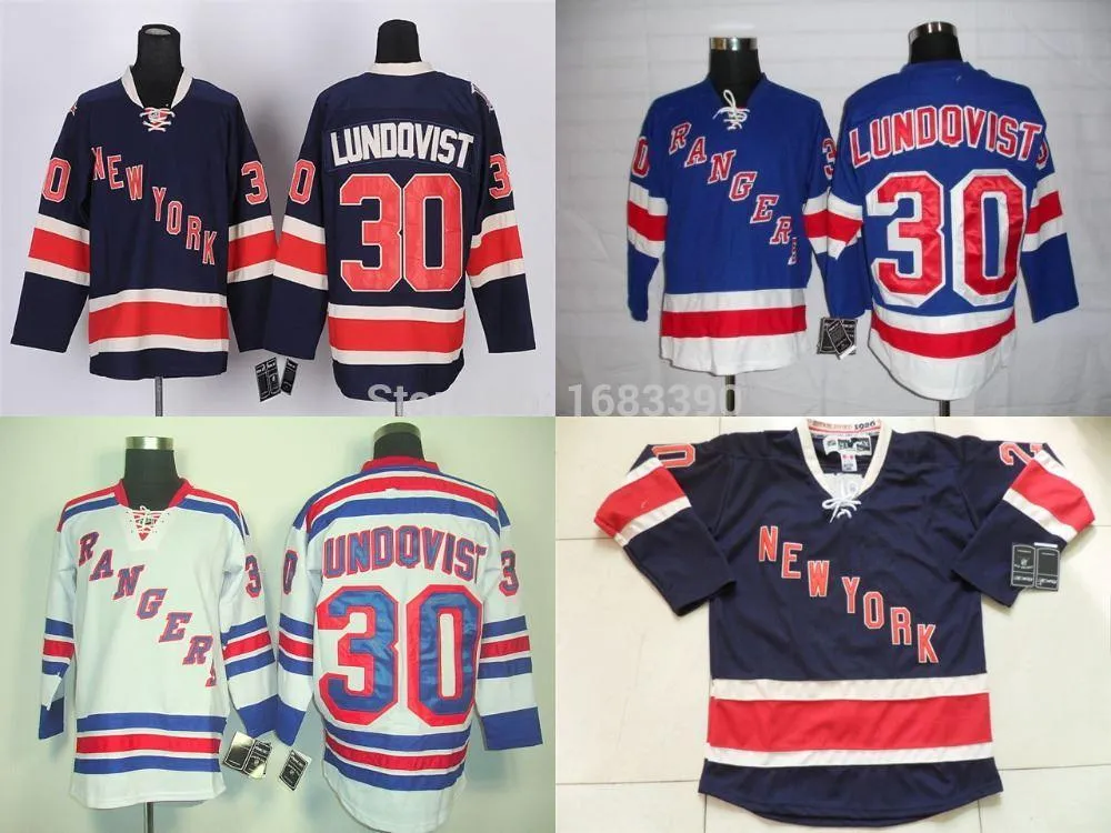 New York Rangers No30 Henrik Lundqvist White 2019 All-Star Jersey