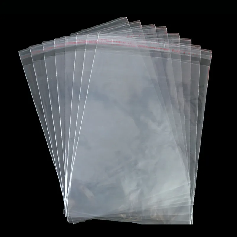 50Pcs bolsas Zip Lock Sellado Bolsa de almacenamiento de plástico translúcido envase reutilizable 
