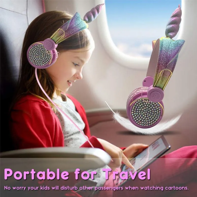 1 Pc Girls Wired Headphones Lovely Shape Earphones for Computer Phone Gamer Headset Kids Gift
