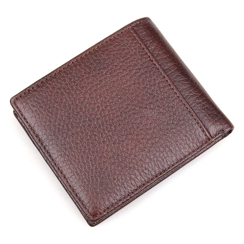 Code 186 portefeuille en cuir véritable pour hommes avec porte-cartes porte-po porte-monnaie pour hommes de haute qualité 283Z