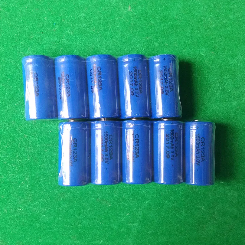 CR123A Lithium Battery 3V, 1500mAh, CR17345, EL123A Flashlight Battery