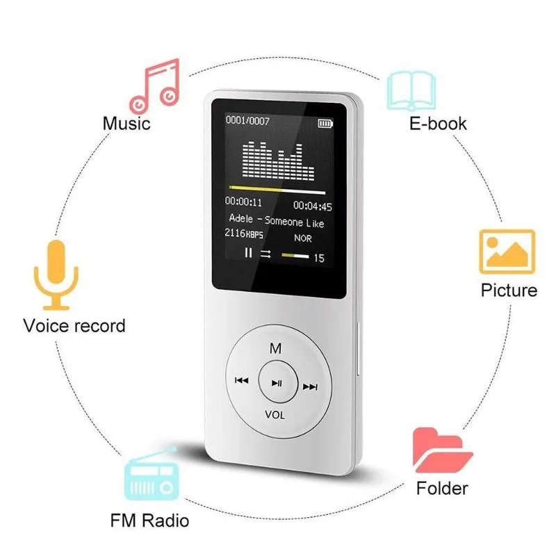 Digital Mini MP3 MP4 reproductor de multiMedia 1.8inch LCD FM Radio Video  juegos peliculas mucho mas