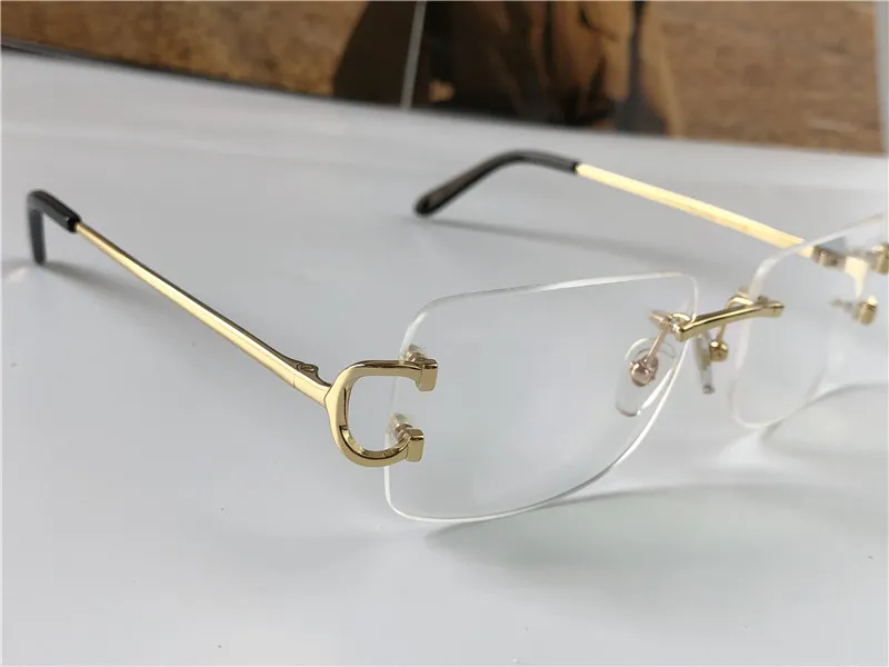 NO POP - montatura per occhiali da vista in metallo color oro argento