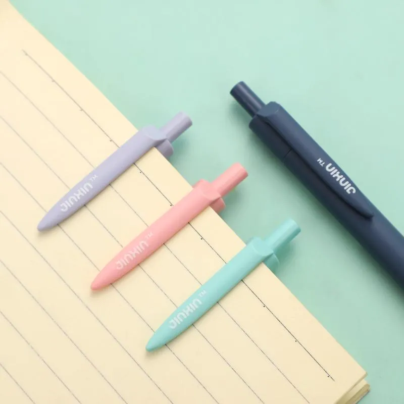 5pcs Set, Gel Pen, Planner Pens, Kawaii Stationary, Gel Pen Set, Cute Pens,  Gel Ink Pen, Black Gel Pens, Aesthetic Pens, School Supplies 